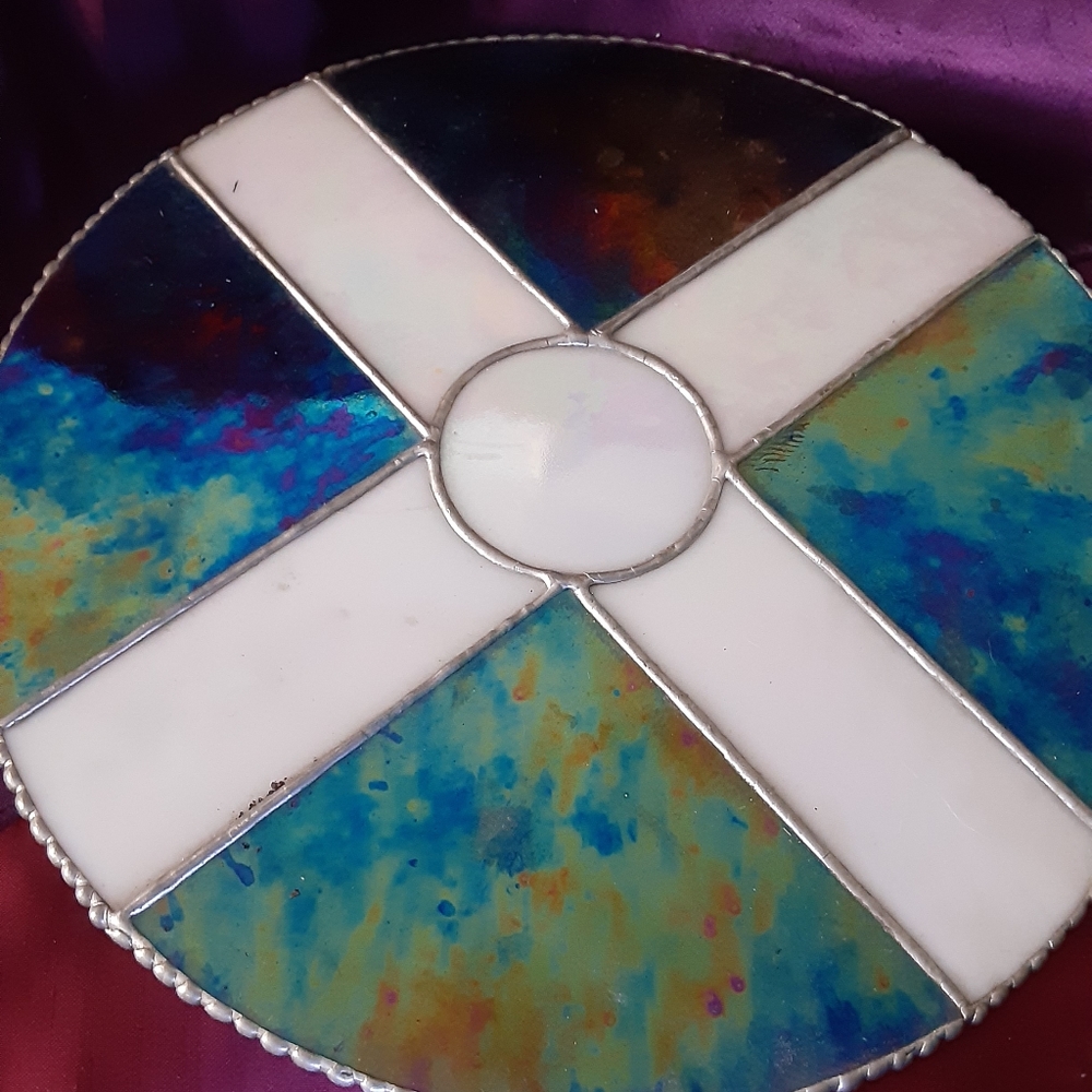 Stained Glass and Metal